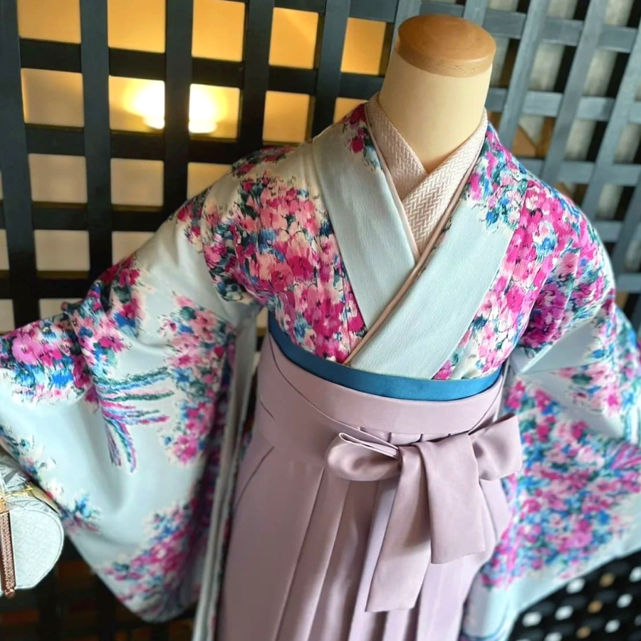 二尺袖着物と袴のセットレンタル